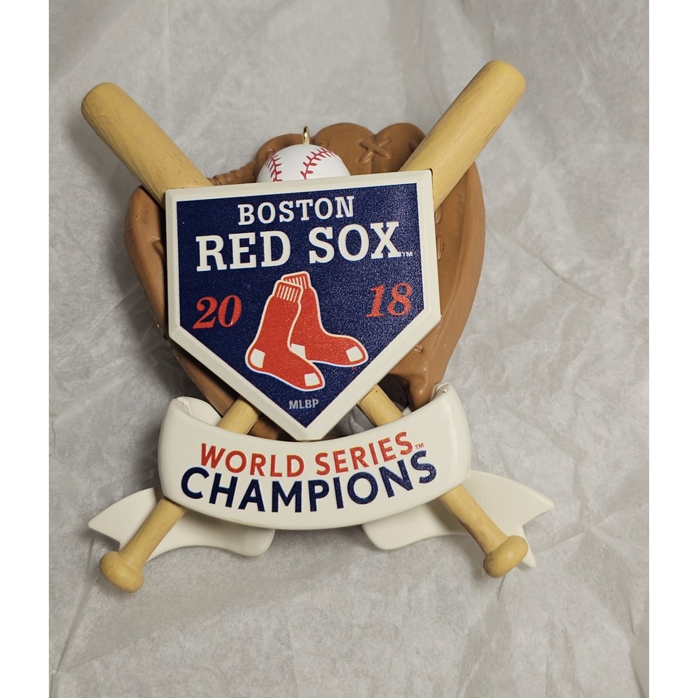 Hallmart Keepsake Ornament Boston Red Sox World Series Champions 2018 EUC